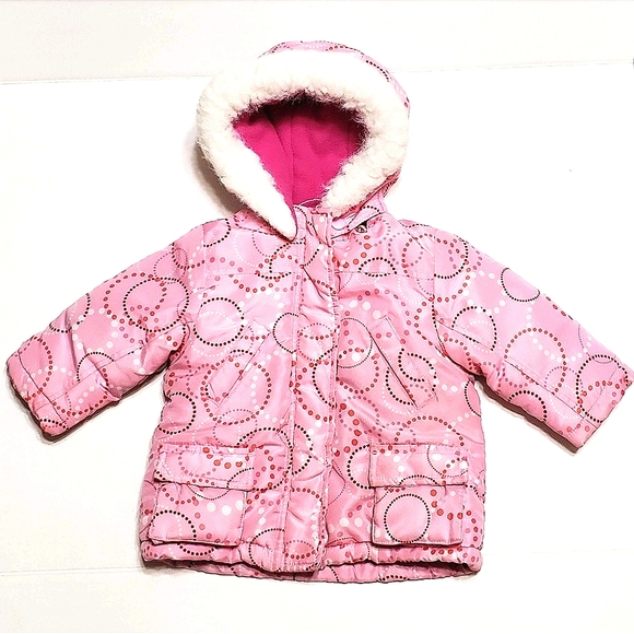 Kiks Girls Winter Hooded Jacket Size 12M - Picture 1 of 7